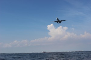 飛行機離発着見学