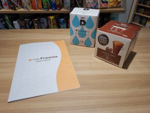 カフェフリージアのメニュー表